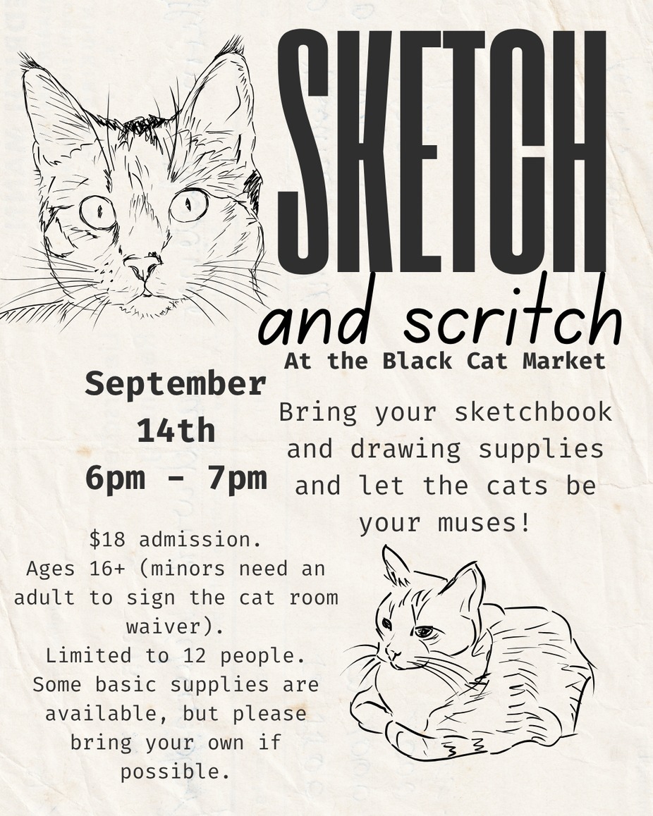 Sketch and Scritch event photo