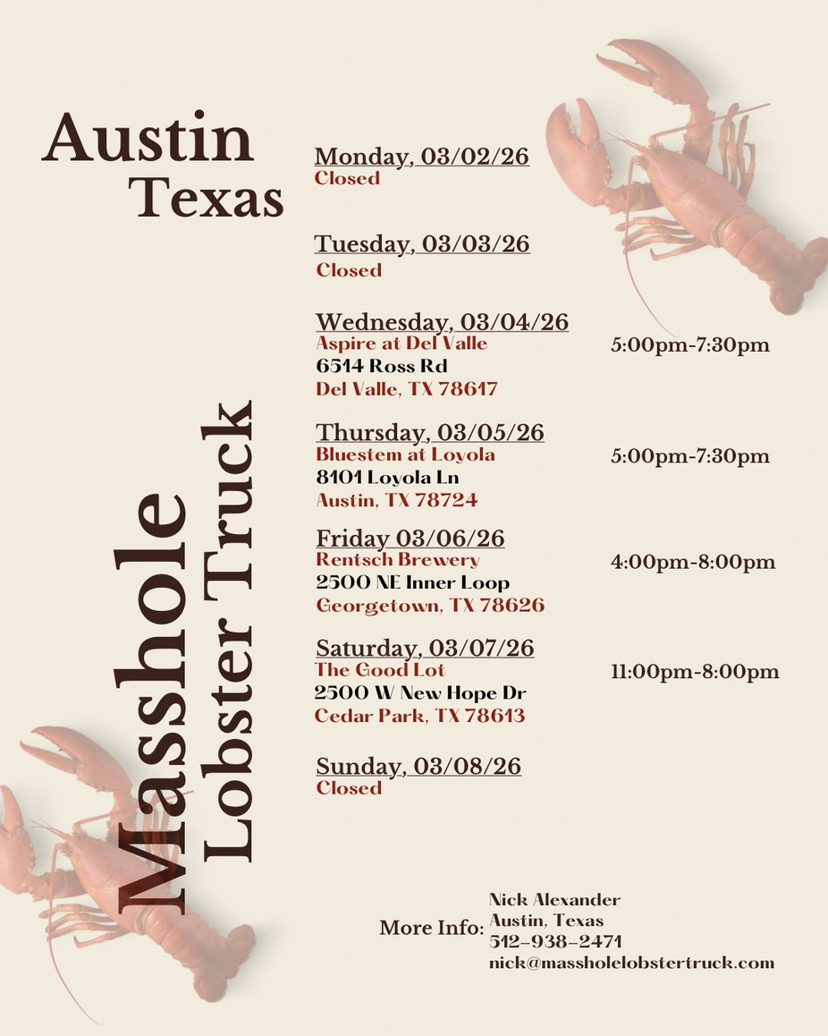 Masshole Lobster Austin event photo