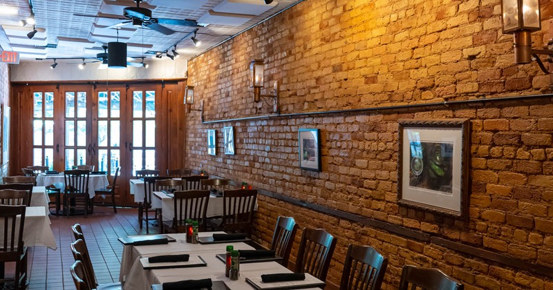 Interior, dining area