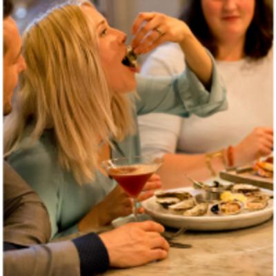 Date night at Southpark Seafood, eating oysters