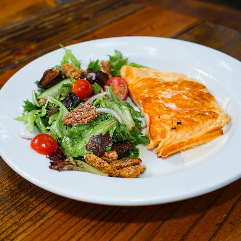 **NEW SEASONAL BUILD**Grilled Salmon Salad photo