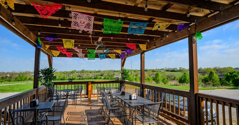 Exterior, seating place on patio