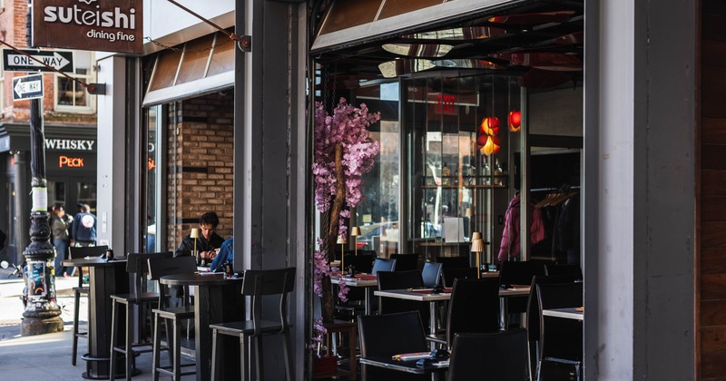 Exterior seating area