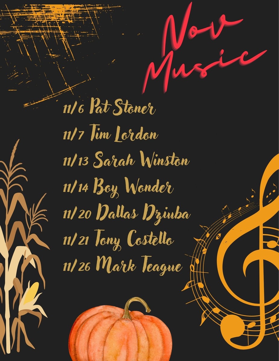 November Music Lineup event photo