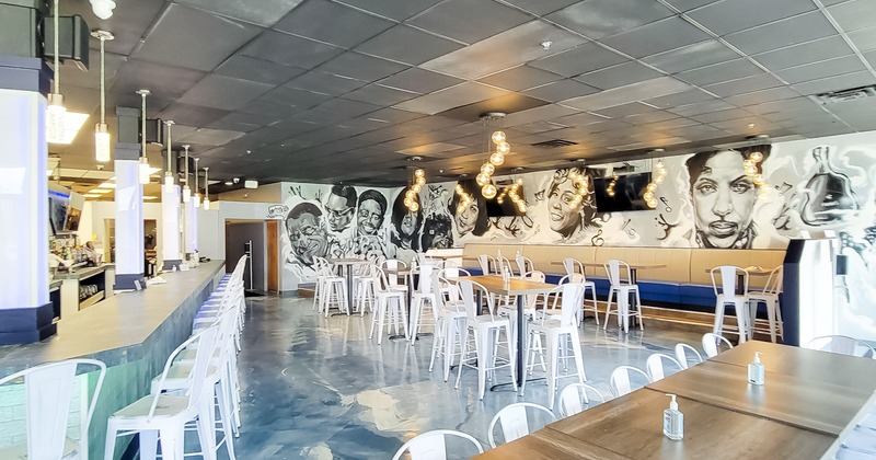 Interior, dining area