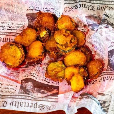 Fried pickles.