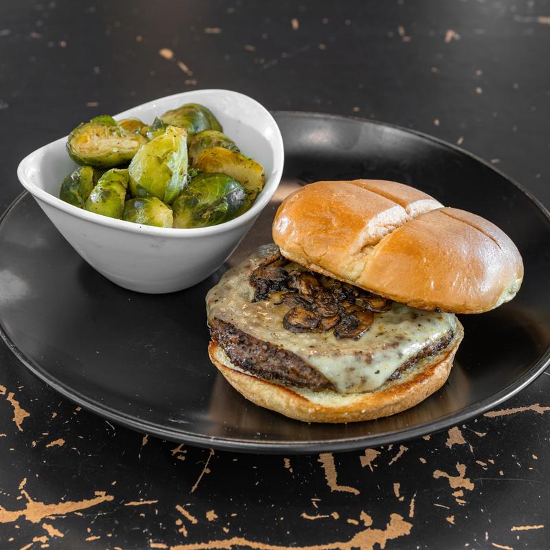 Mushroom Swiss Burger photo