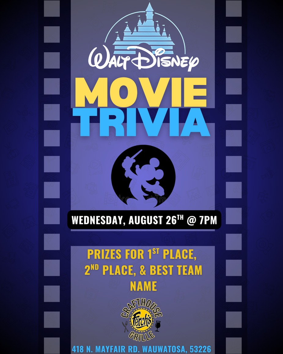 Disney Movie Trivia!!! event photo