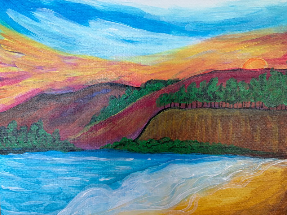 Paint, Sip, Taste event photo