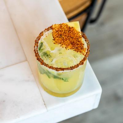 Pineapple mezcal margarita.