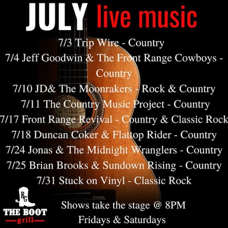 July Event Schedule event photo