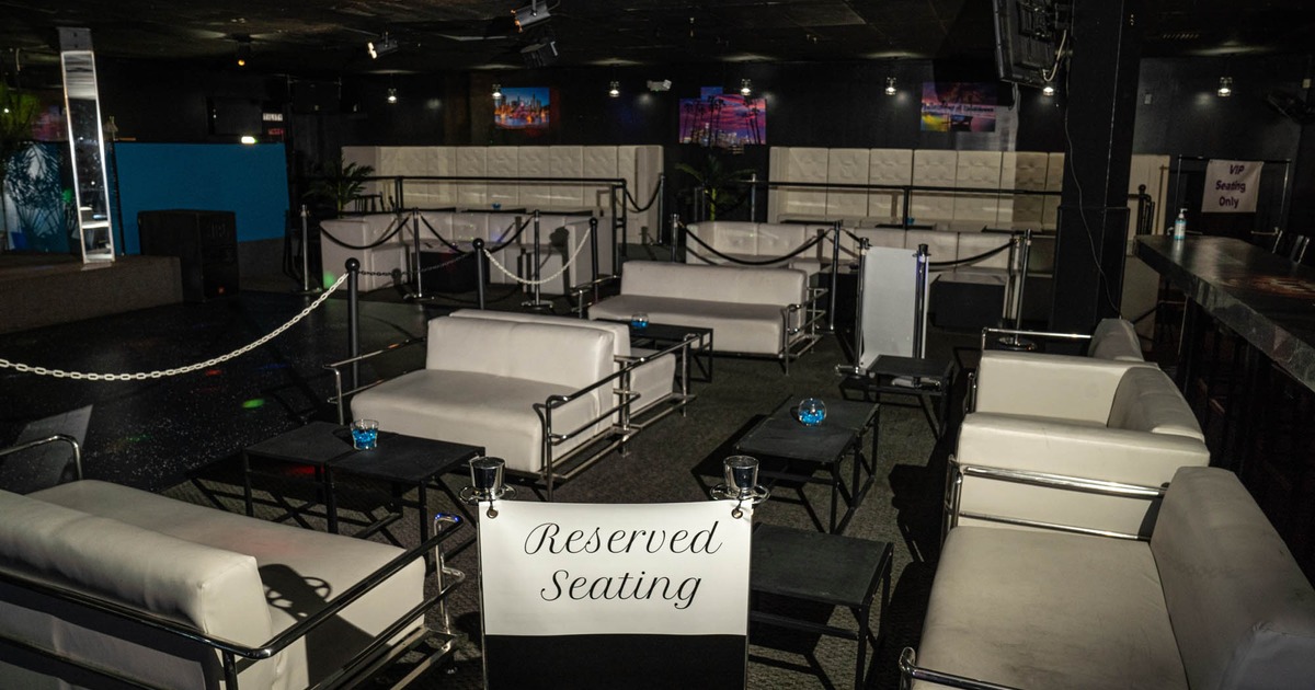 Reserved seating area