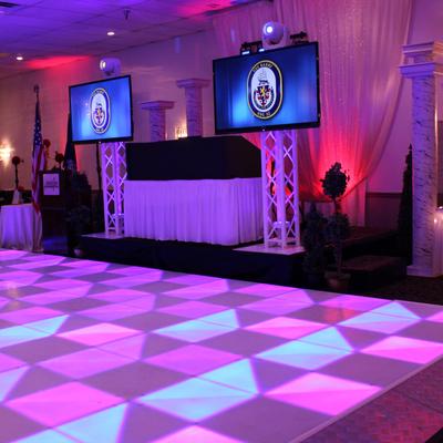 Military Holiday Upgraded Dance Floor.