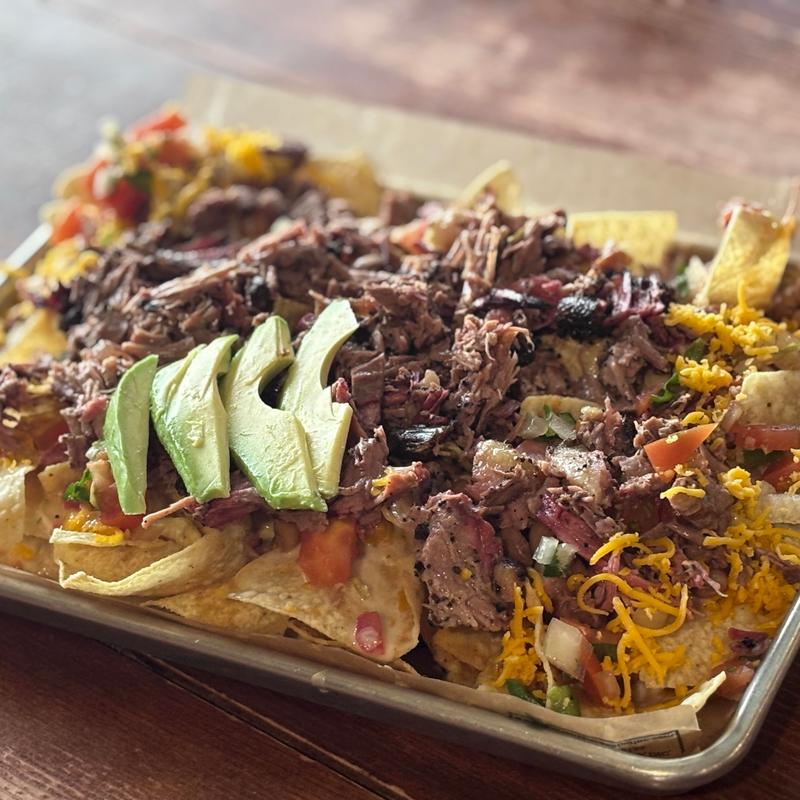 BBQ loaded nachos photo