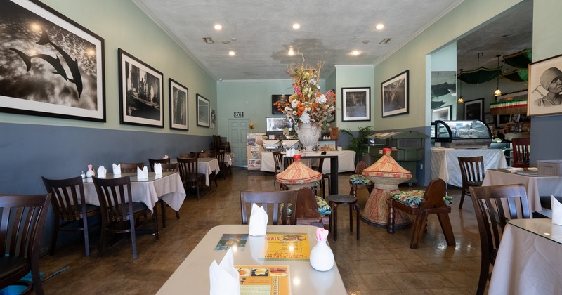 Interior, dining space