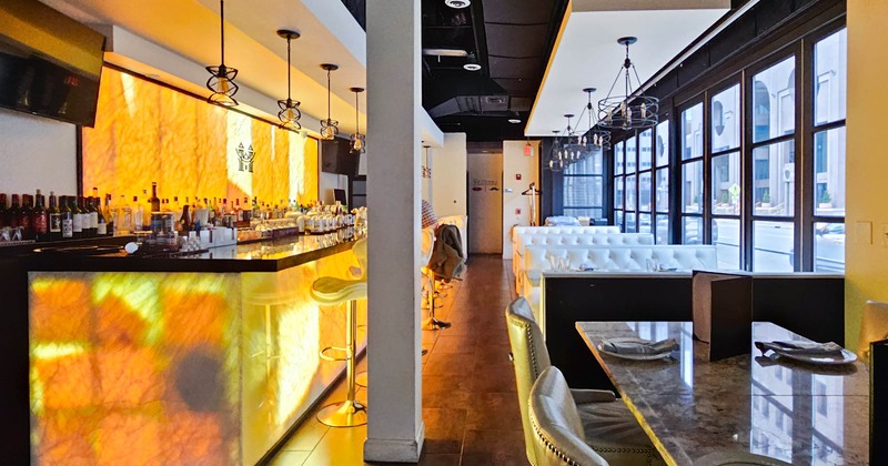 Interior, view to bar area