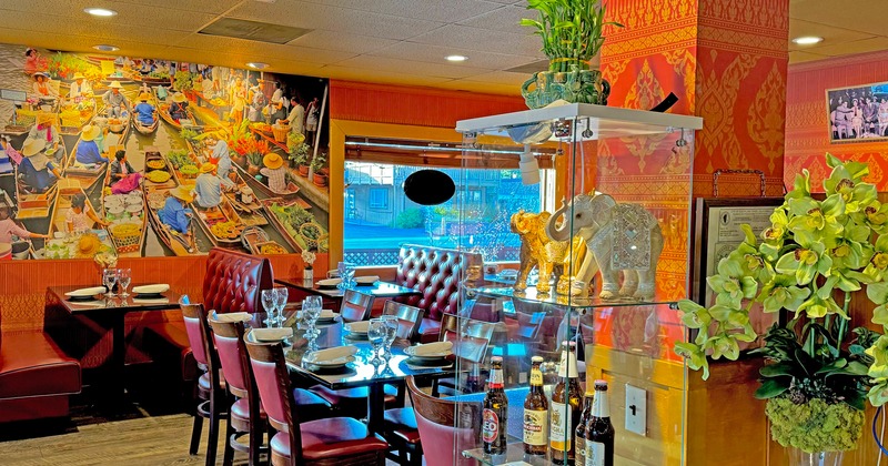 Interior, dining area