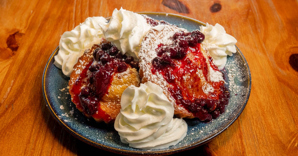 Pancakes, served