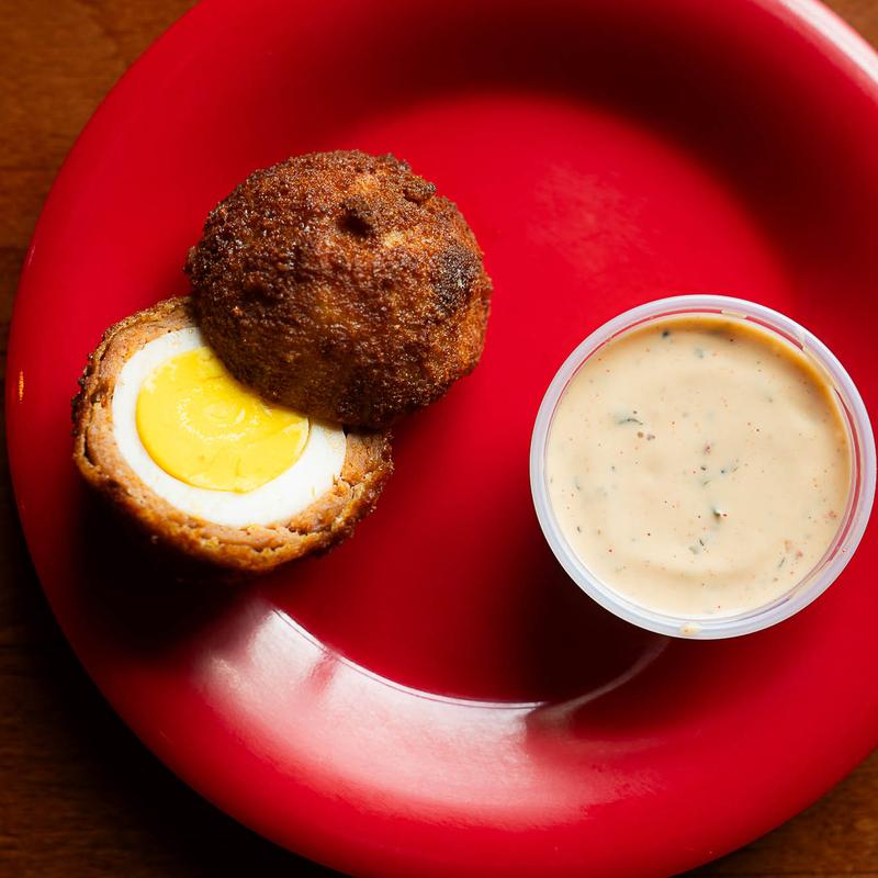 menu item 3 of 30, Scotch Egg