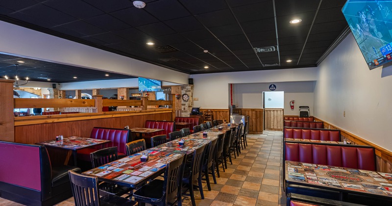 Interior seating area