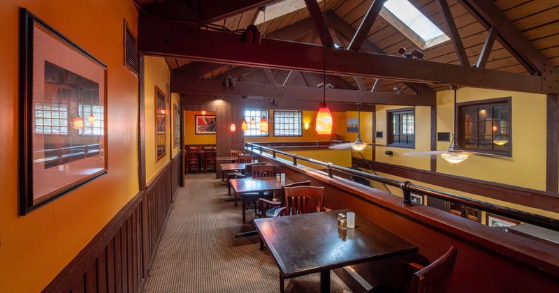 Upstairs dining area