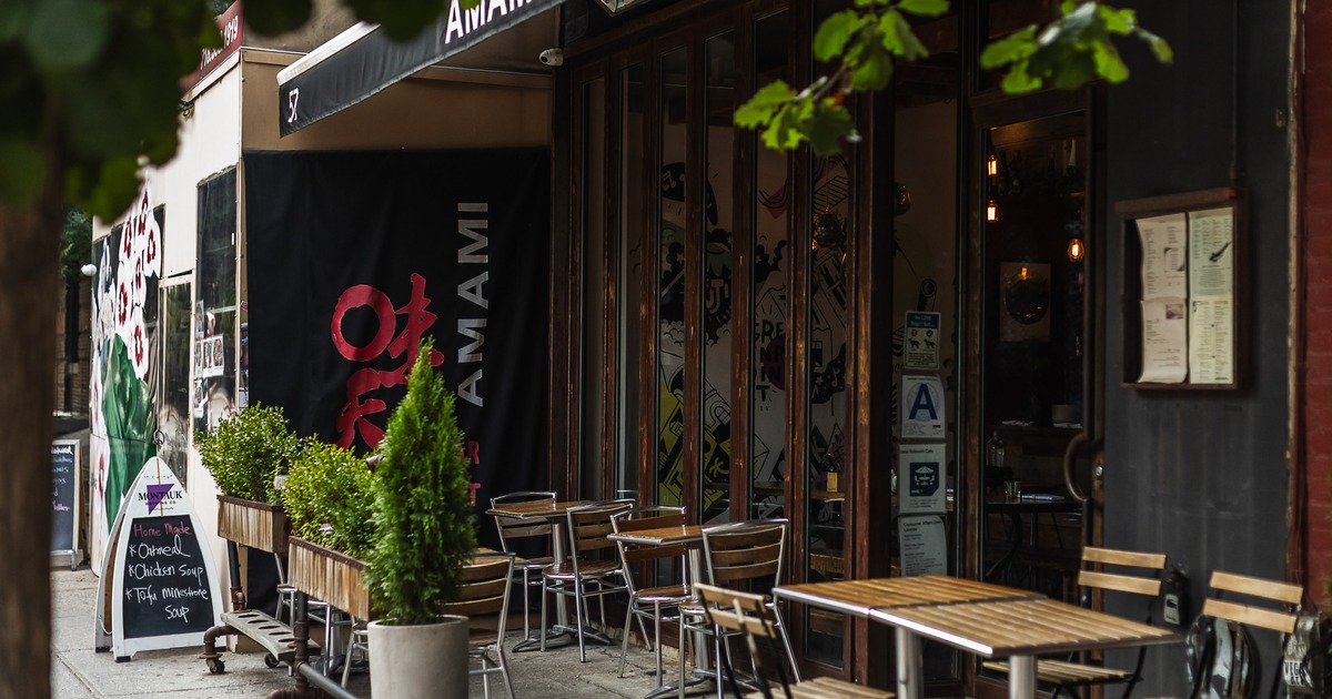 Outdoor seating area