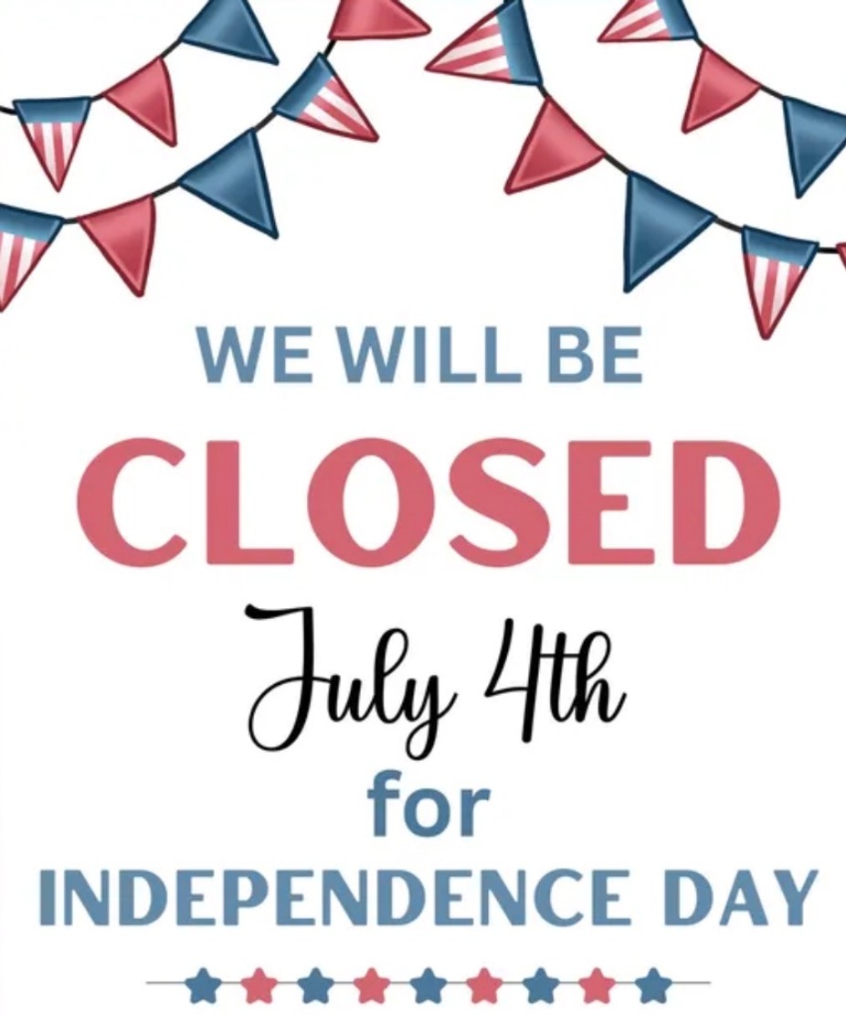 Closed July 4 event photo