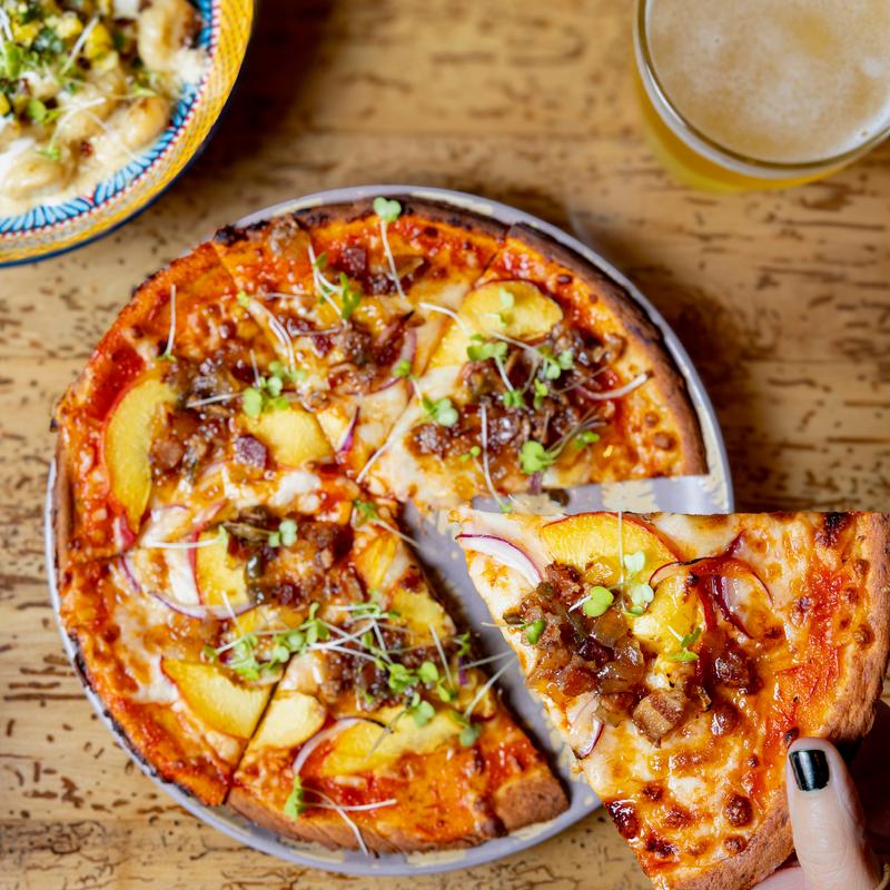 Georgia Peach Pizza photo