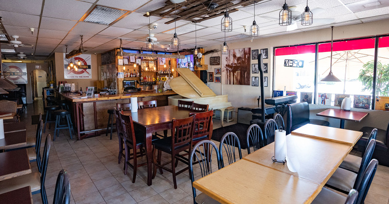 Tables ready for guests