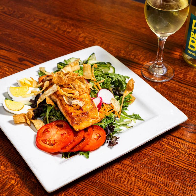 >Grilled Salmon Salad photo