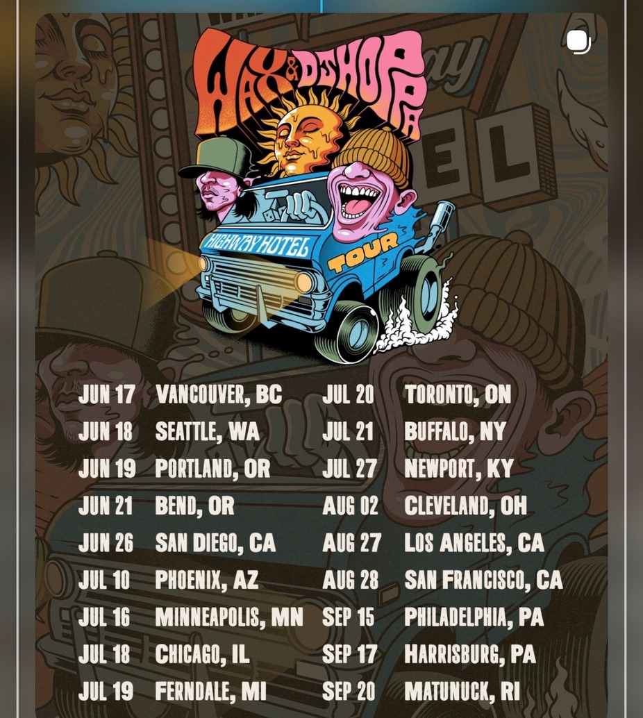 Wax and DJ Hoppa Tour event photo