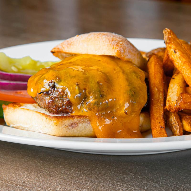 menu item 10 of 102, Rob's Cheeseburger