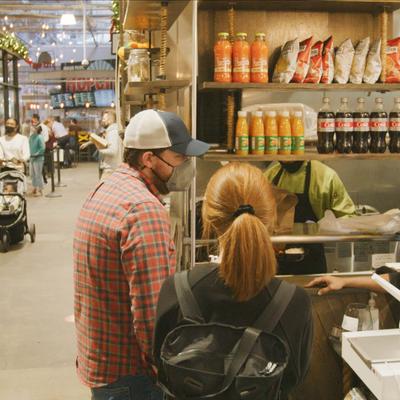 Guests ordering food
