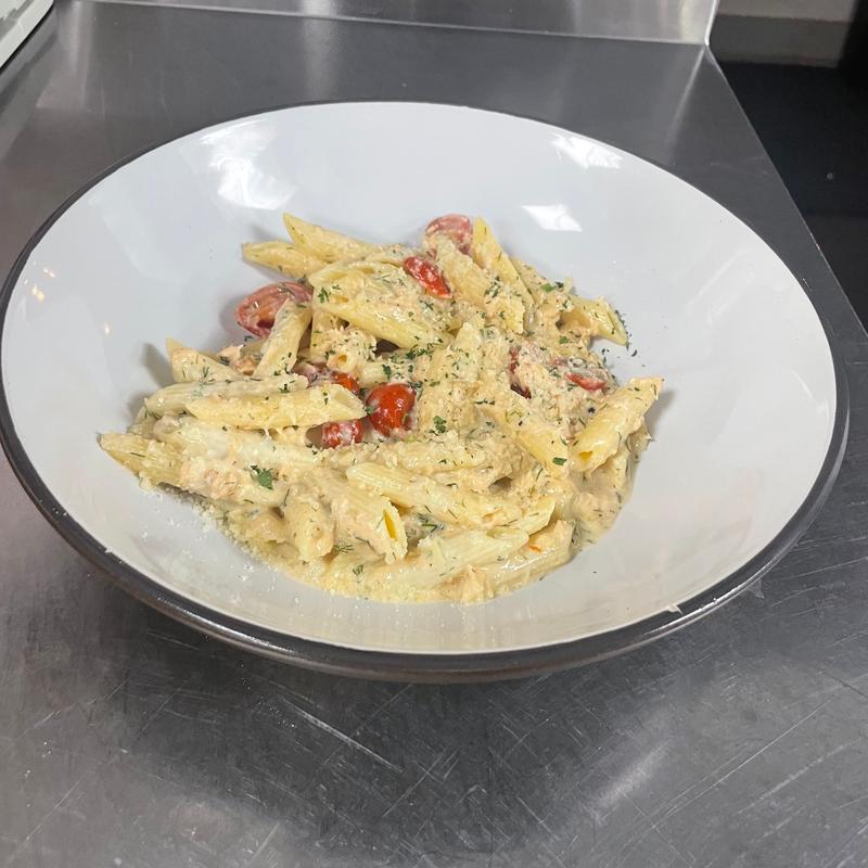 Asiago Salmon Penne photo