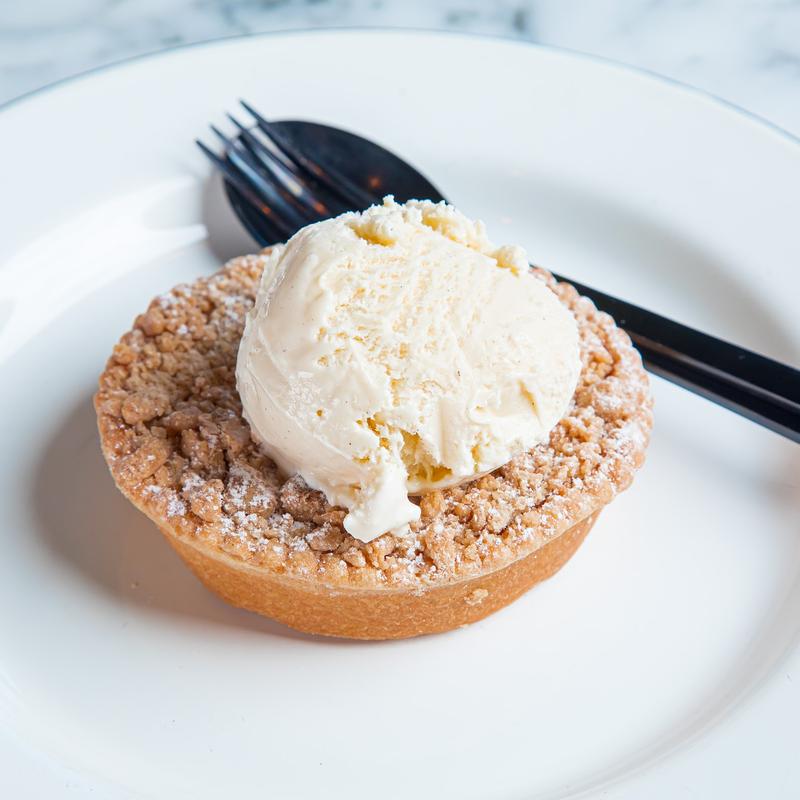 Apple Crostada with icecream photo