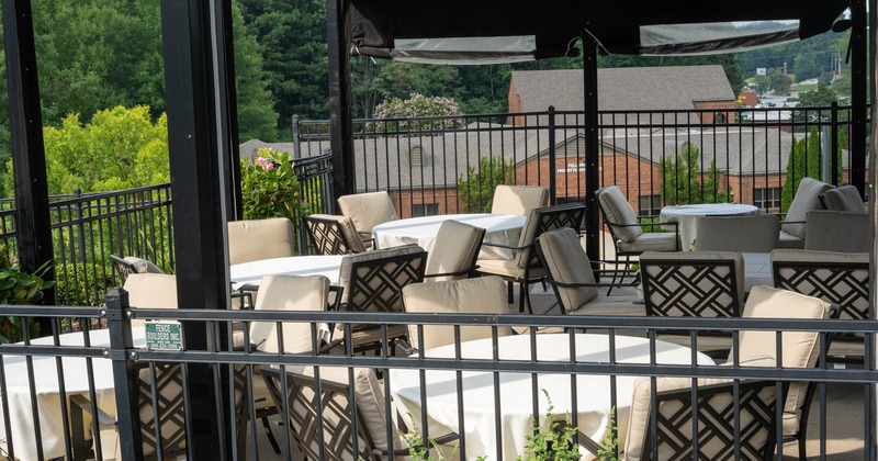 Exterior seating area