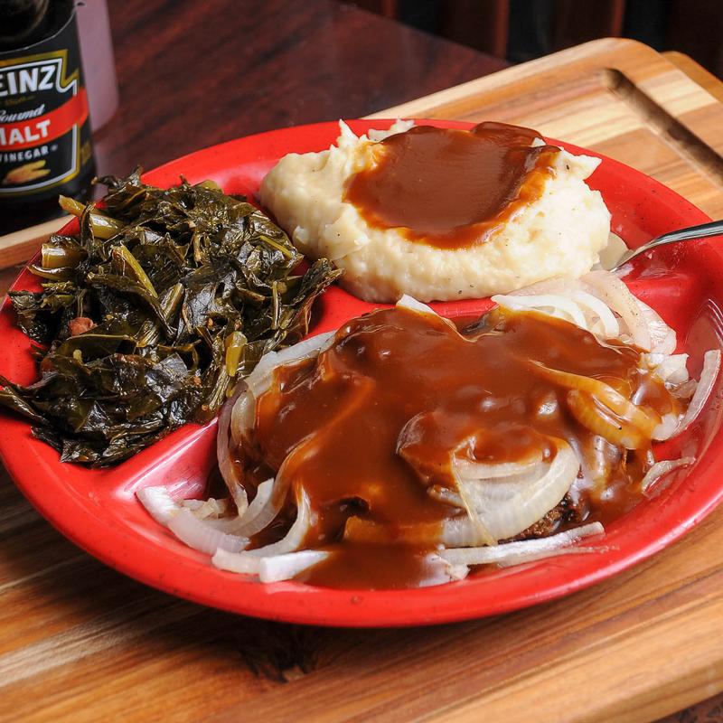 Hamburger Steak Plate photo