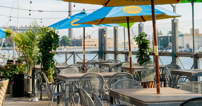 Exterior, tables and chairs