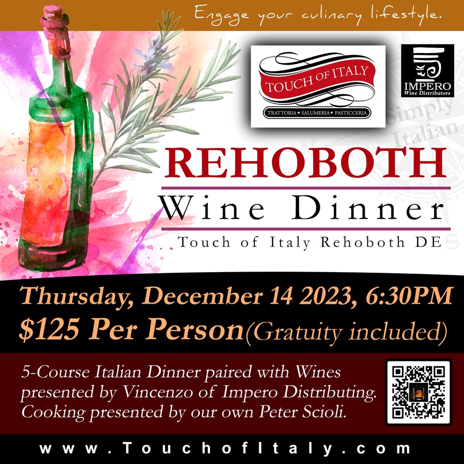 Rehoboth Wine Dinner event photo