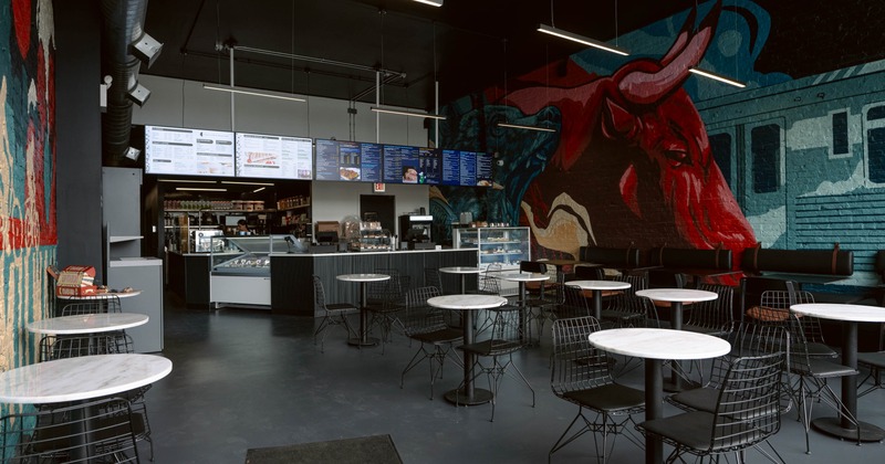 Interior, seating area