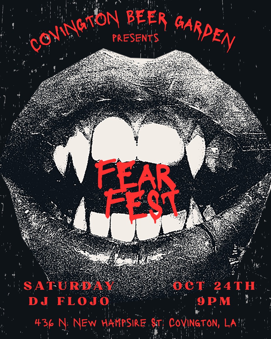 Covington Beer Garden Fear Fest Halloween Party with DJ FloJo event photo