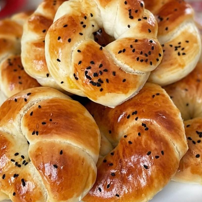 Acma with Nutella, Olive, Cheese photo