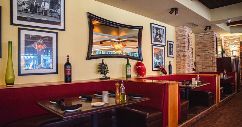 Interior, booth area