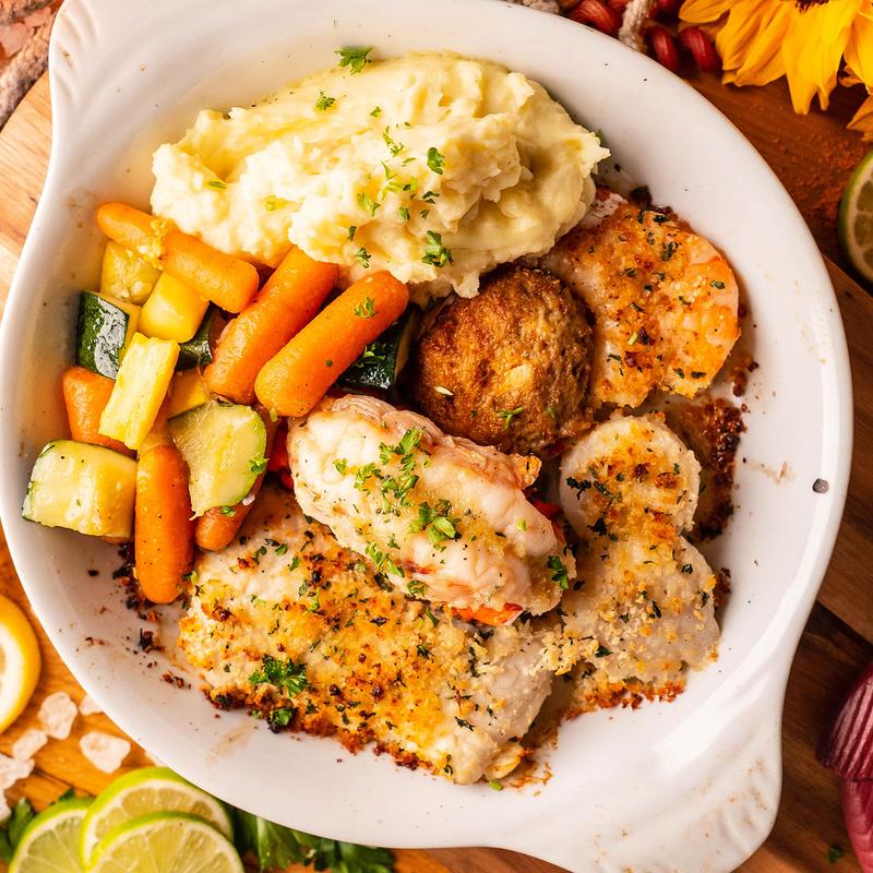 Broiled Seafood Platter photo