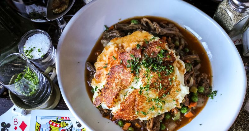 Grilled sliced meat, mixed vegetables and grilled cheese