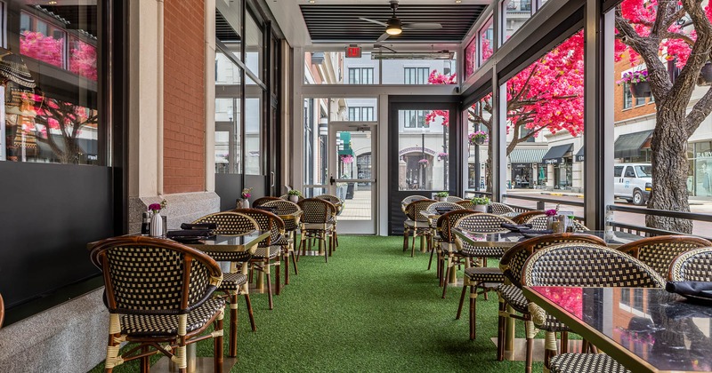 Exterior, patio, main seating area