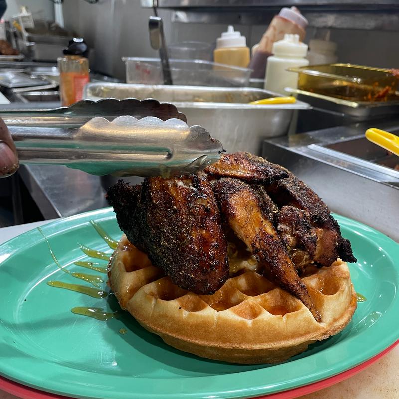 Jerk Chicken N' Waffles photo