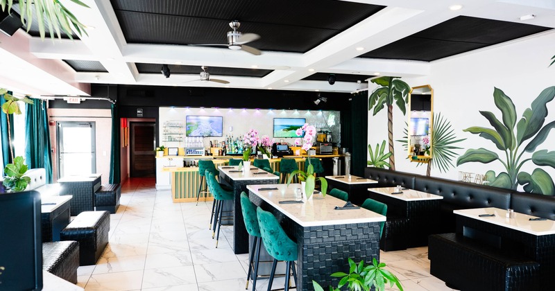 Interior, main dining area