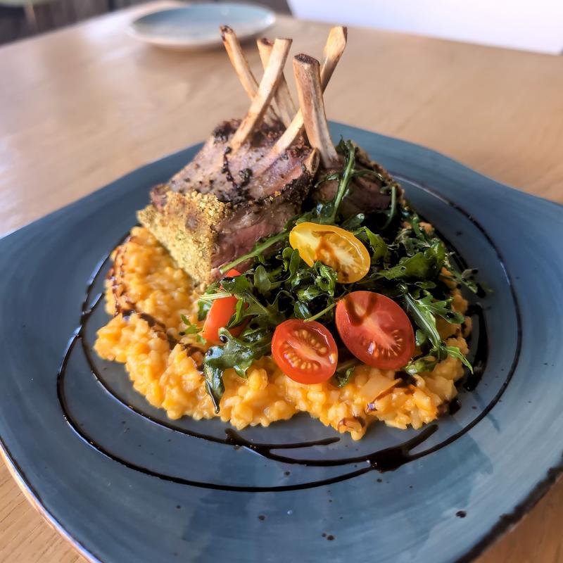 Herb Crusted Rack of Lamb* photo