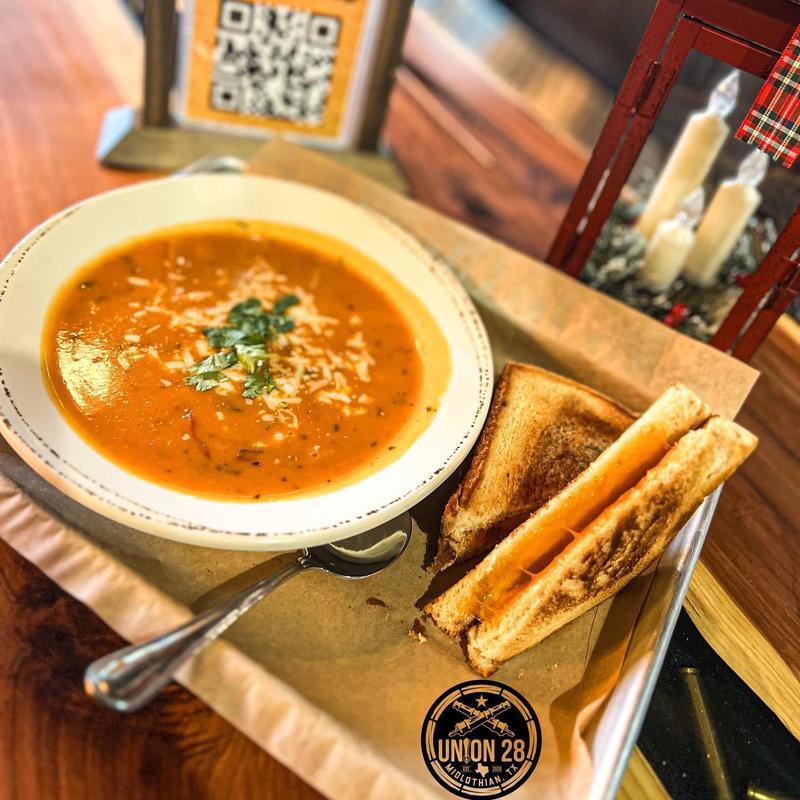 CHEF'S CHOICE SOUP WITH A GRILLED CHEESE SANDWICH photo